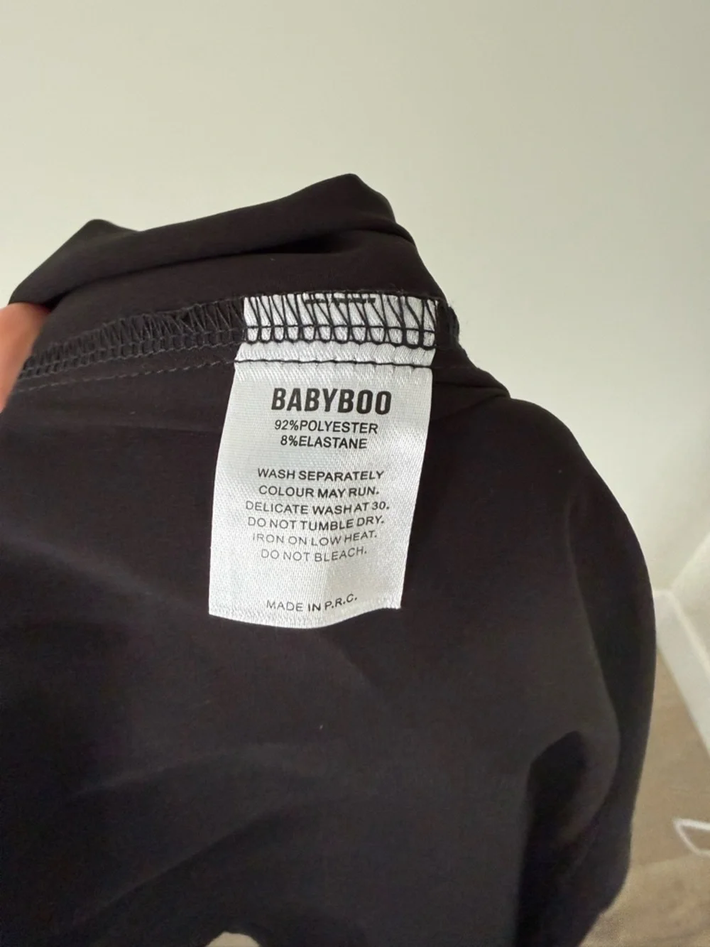 NWT BABYBOO Black Satin Slip Maxi Dress with Bustier Detail (size XS) - Picture 9 of 9